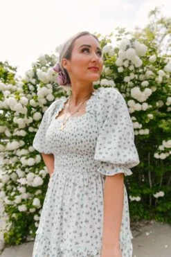 Madeline Dress In Blue 17 Madeline Dress In Blue -Fashion Clothing Store WEB Ivy FlowerField 30 434833