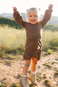 Mini Jensen Dress In Mocha - FINAL SALE -Fashion Clothing Store WEB JensenDress FW23 LindsayArnold 20