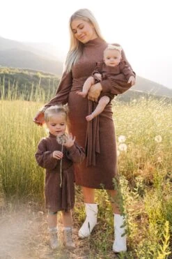 Mini Jensen Dress In Mocha - FINAL SALE -Fashion Clothing Store WEB JensenDress FW23 LindsayArnold 28 16f205e7 dd62 47a3 9903 f2be320c4ceb 599052