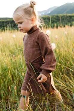 Mini Jensen Dress In Mocha - FINAL SALE -Fashion Clothing Store WEB JensenDress FW23 LindsayArnold 47