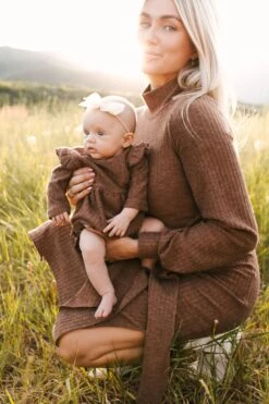 Jensen Dress In Mocha - FINAL SALE -Fashion Clothing Store WEB JensenDress FW23 LindsayArnold 53