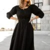 Do-Re-Mi Dress In Black - FINAL SALE