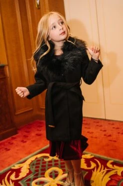 Mini Sloane Coat In Black - FINAL SALE 28 Mini Sloane Coat In Black - FINAL SALE -Fashion Clothing Store WEB Sloane Coat Black 2 10 498169