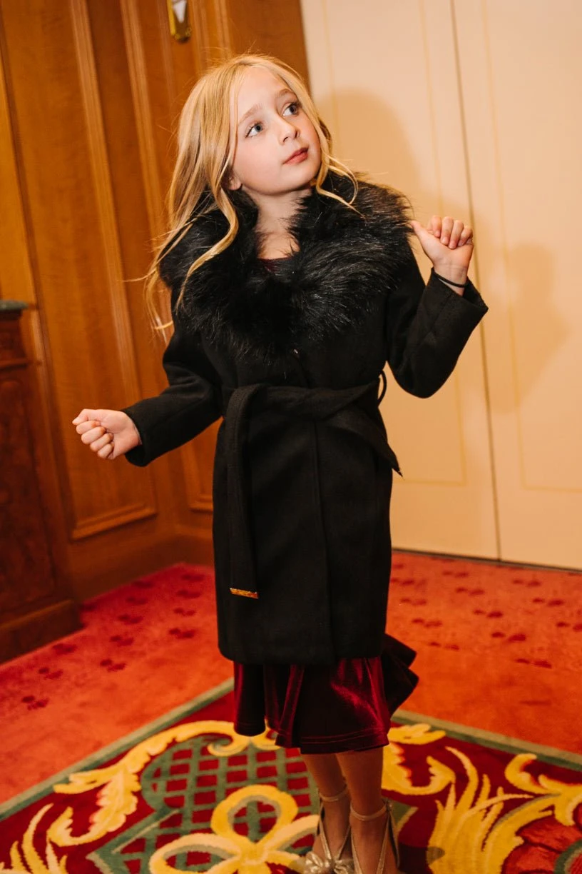 Mini Sloane Coat In Black - FINAL SALE 14 Mini Sloane Coat In Black - FINAL SALE - Image 14