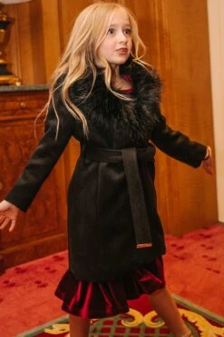 Mini Sloane Coat In Black - FINAL SALE 23 Mini Sloane Coat In Black - FINAL SALE -Fashion Clothing Store WEB Sloane Coat Black 2 12 283330