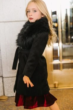 Mini Sloane Coat In Black - FINAL SALE 27 Mini Sloane Coat In Black - FINAL SALE -Fashion Clothing Store WEB Sloane Coat Black 2 37 214738