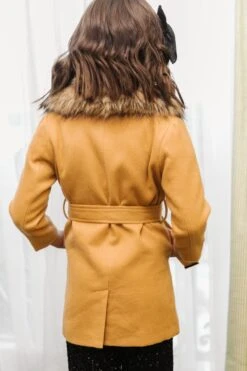 Mini Sloane Coat In Camel - FINAL SALE -Fashion Clothing Store WEB Sloane Coat Brown 7763 371939