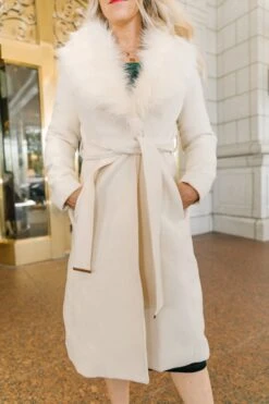 Sloane Coat In Cream - FINAL SALE 35 Sloane Coat In Cream - FINAL SALE -Fashion Clothing Store WEB Sloane Coat Cream 6526 701196