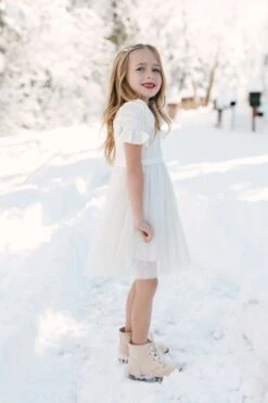 Mini Ballerina Dress In White -Fashion Clothing Store WEB WINTERWHITES BALLERINA 20 378136