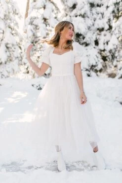 Ballerina Dress In White -Fashion Clothing Store WEB WINTERWHITES BALLERINA 31 638768