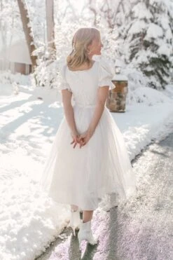 Ballerina Dress In White -Fashion Clothing Store WEB WINTERWHITES BALLERINA 49 823105