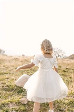 Mini Ballerina Dress In White -Fashion Clothing Store WEB WINTERWHITES BALLERINA2 24 423914