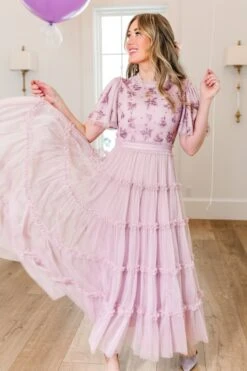 Anastasia Dress In Mauve -Fashion Clothing Store WEB anastasiamauve lovers23 1 12 479779