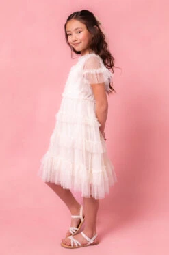 Mini Whimsical Dress In White -Fashion Clothing Store WhisicalWhite Studio Reshoot24 4