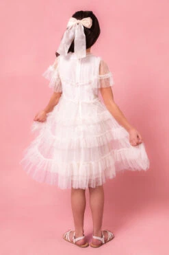 Mini Whimsical Dress In White -Fashion Clothing Store WhisicalWhite Studio Reshoot24 5