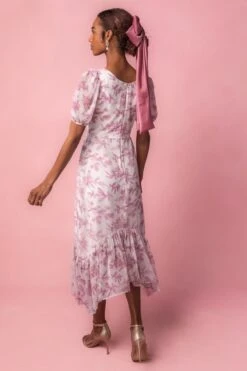 Wren Dress In Pink Toile - FINAL SALE -Fashion Clothing Store Wren Studio Easter 5 347180
