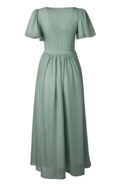Abbie Dress In Sage -Fashion Clothing Store abbie sage back 288402