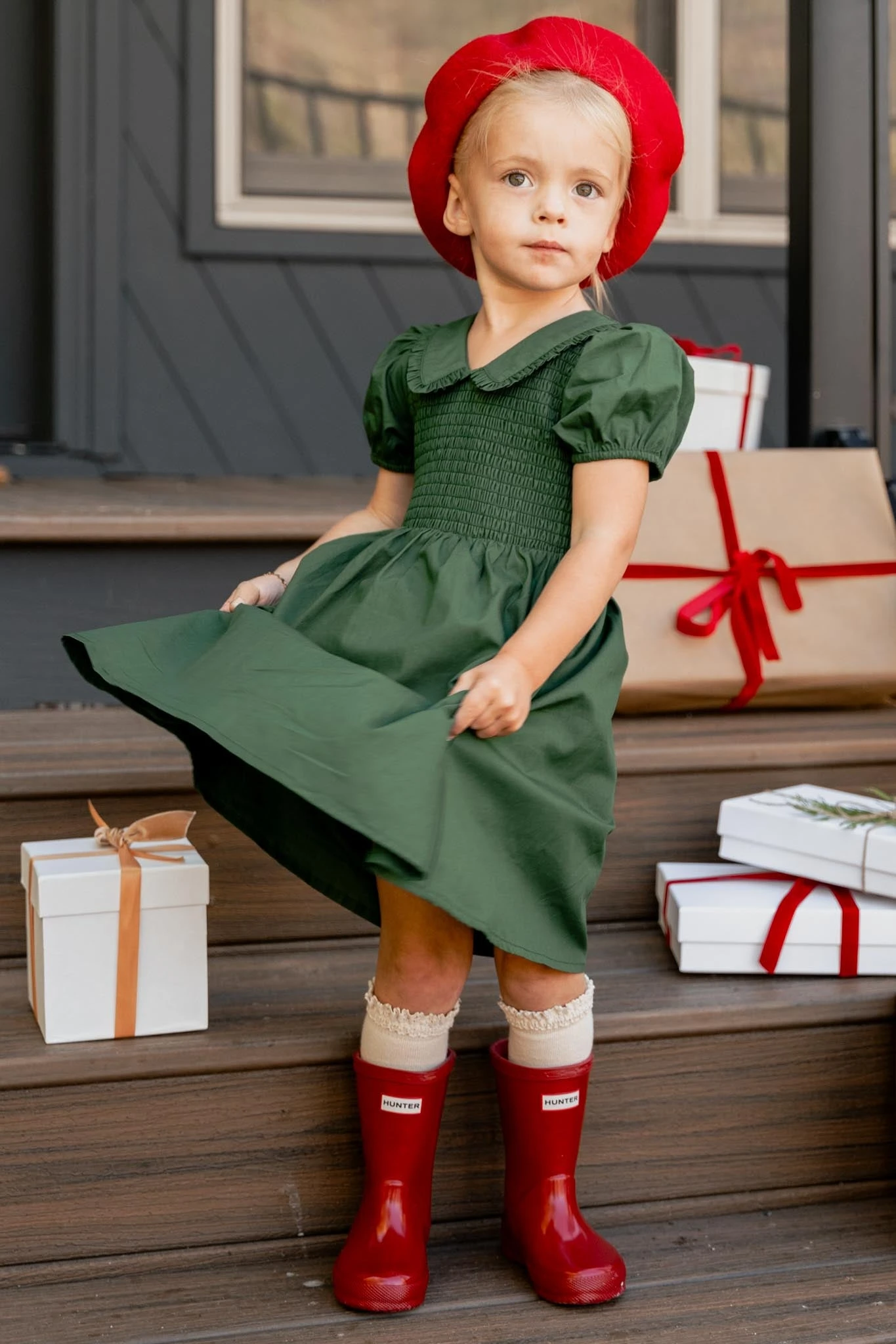 Mini Addie Dress In Green - FINAL SALE 14 Mini Addie Dress In Green - FINAL SALE - Image 14