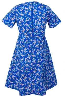 Mini Allie Dress In Royal Blue -Fashion Clothing Store allie blue mini back