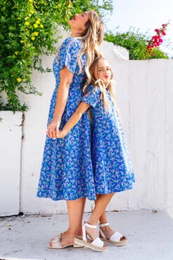 Mini Allie Dress In Royal Blue -Fashion Clothing Store allieblue 04