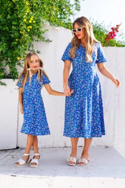 Mini Allie Dress In Royal Blue -Fashion Clothing Store allieblue 05