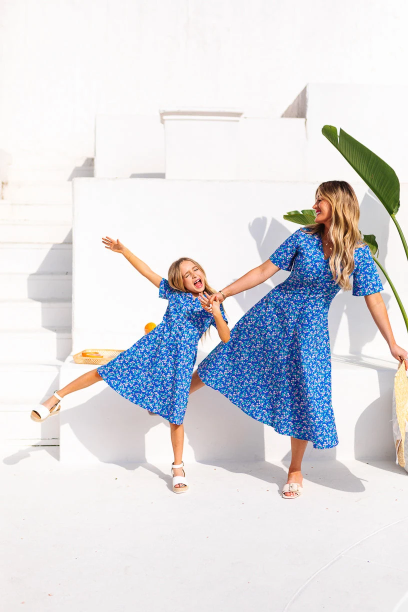 Allie Dress In Royal Blue 5 Allie Dress In Royal Blue - Image 5