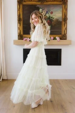 Annalise Dress In Light Yellow - FINAL SALE -Fashion Clothing Store annalise 03 645136