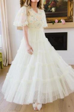 Annalise Dress In Light Yellow - FINAL SALE -Fashion Clothing Store annalise 04 440051