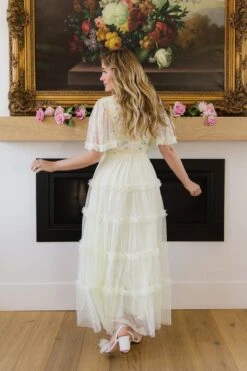 Annalise Dress In Light Yellow - FINAL SALE -Fashion Clothing Store annalise 05 948251