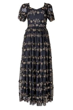 Athena Dress In Black - FINAL SALE -Fashion Clothing Store athena black front 585275