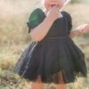 Baby Ballerina Dress Set In Black