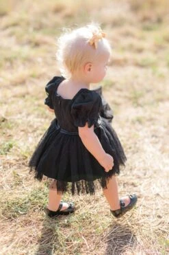 Baby Ballerina Dress Set In Black -Fashion Clothing Store baby ballerina black 06 207924