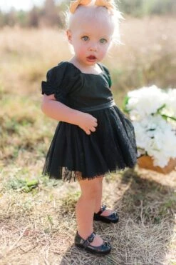 Baby Ballerina Dress Set In Black -Fashion Clothing Store baby ballerina black 09 871508