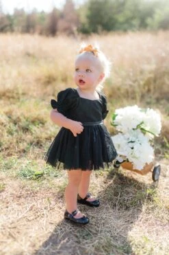 Baby Ballerina Dress Set In Black -Fashion Clothing Store baby ballerina black 10 995411