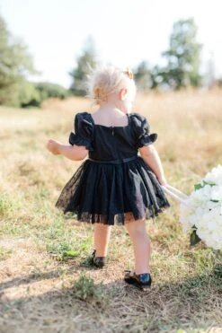 Baby Ballerina Dress Set In Black -Fashion Clothing Store baby ballerina black 14 929874