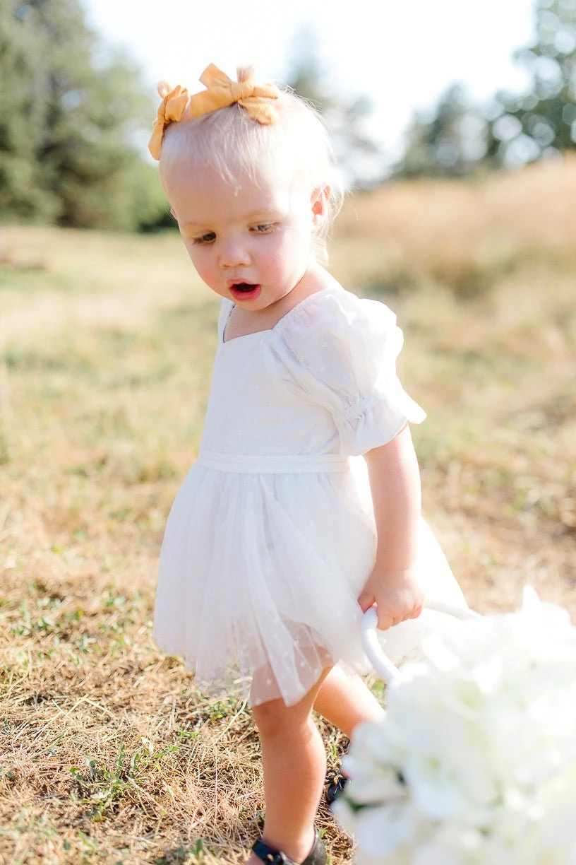 Baby Ballerina Dress Set In White 4 Baby Ballerina Dress Set In White - Image 4