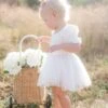 Baby Ballerina Dress Set In White