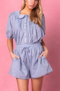 Betty Shorts In Blue -Fashion Clothing Store bettyblue studio 13 295041