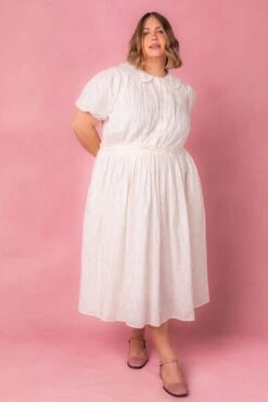 Betty Dress In White -Fashion Clothing Store bettywhite studio 2 864192