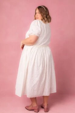 Betty Dress In White -Fashion Clothing Store bettywhite studio 8 326049