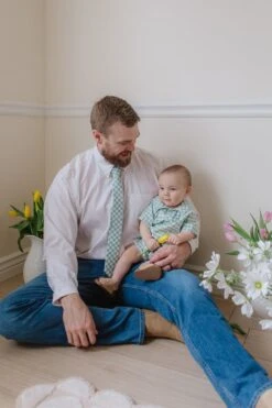 Mens Max Tie In Mint Gingham -Fashion Clothing Store boysjames 07 936321c1 f657 4830 9b4f d519af88d7fb 559257