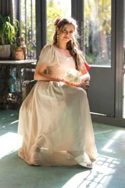 Abbie Dress In Champagne -Fashion Clothing Store bridesmaids 173 948296