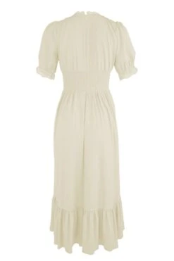 Brooke Dress In Ivory -Fashion Clothing Store brooke ivory back 568274