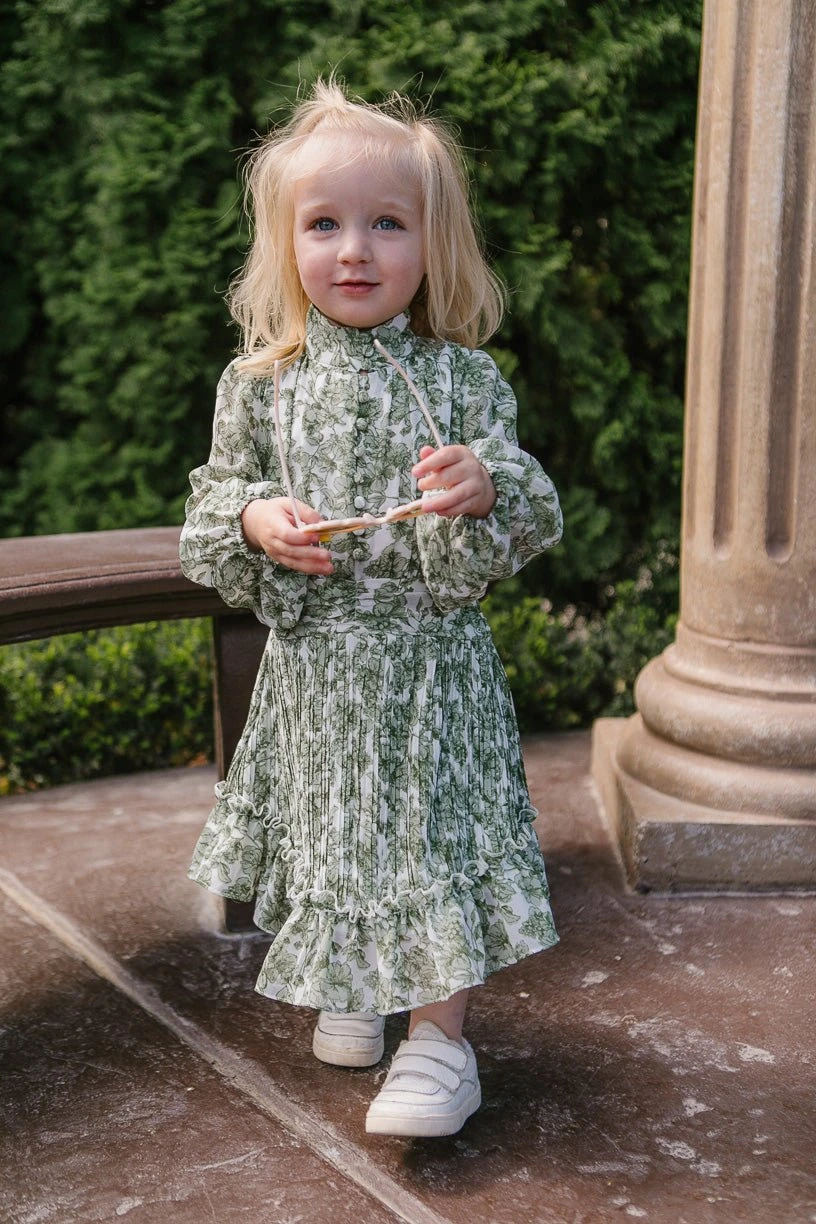 Mini Brynley Dress In Green 8 Mini Brynley Dress In Green - Image 8