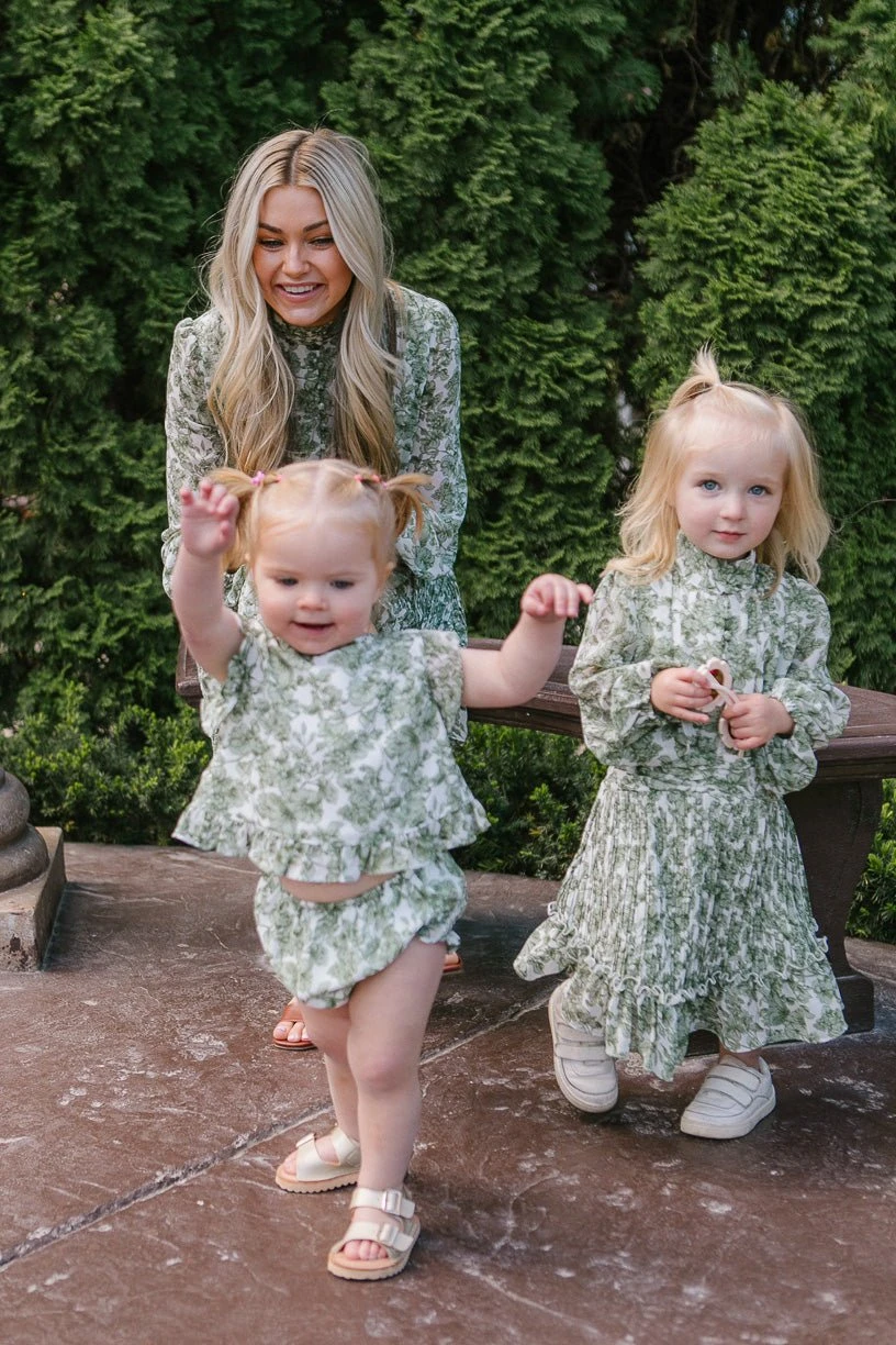 Mini Brynley Dress In Green 2 Mini Brynley Dress In Green - Image 2