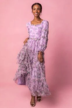 Catherine Dress In Lavender 11 Catherine Dress In Lavender -Fashion Clothing Store catherine studio Easter 3 813700