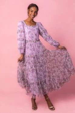 Catherine Dress In Lavender 13 Catherine Dress In Lavender -Fashion Clothing Store catherine studio Easter 8 475150
