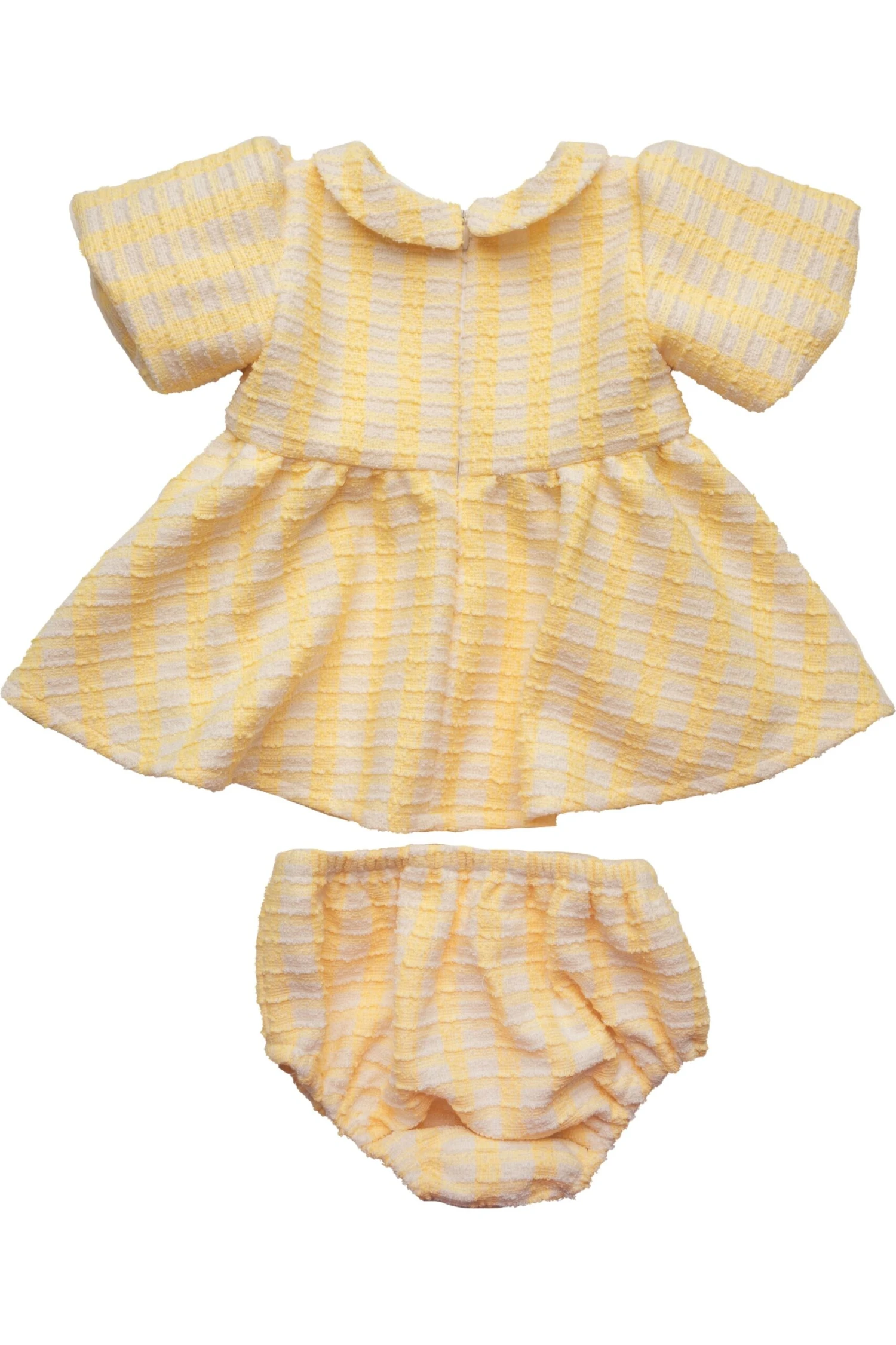 Baby Celine Dress Set In Yellow 5 Baby Celine Dress Set In Yellow - Image 5