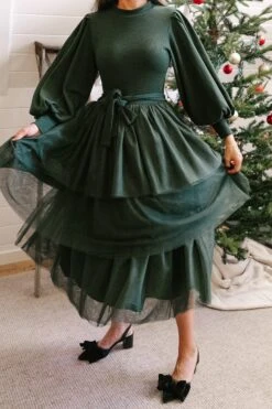 Cosette Dress In Green - FINAL SALE -Fashion Clothing Store cosettegreen 3 5b66cad5 df5b 4f1b bb58 41b6ad28f5d1 138750