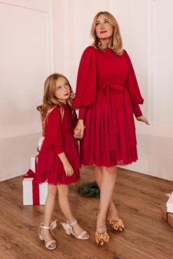 Short Cosette Dress In Red - FINAL SALE -Fashion Clothing Store cosetteshortred 01 886340